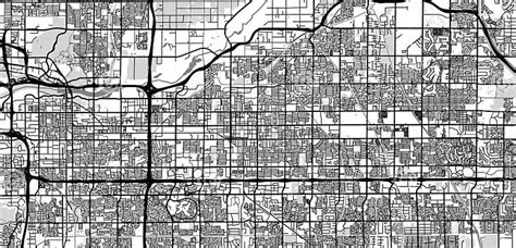 Urban Vector City Map Of Mesa Arizona United States Of America Stock