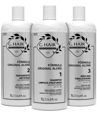 G Hair Escova Progressiva Alem Original X Ml Parcelamento Sem Juros