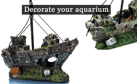 QMAAAYS Aquarium Volcano Ornament Air Bubbler Decorations For Fish Tank