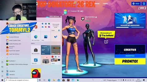 Live Fortnite Ita Sfilate Di Moda Nei Server Privati Con Tommy Regalo