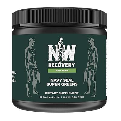 Buy Naked Warrior Recovery Super Greens Powder Spirulina Chlorella Mint