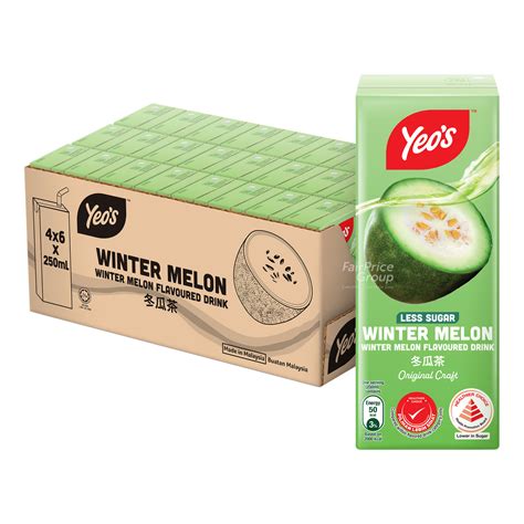 Yeo S Packet Drink Winter Melon Tea NTUC FairPrice