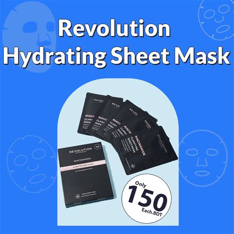 Revolution Skincare Hyaluronic Acid Hydrating Sheet Mask Lira Import Limited