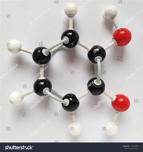 Catechol Molecular Structure Isolated On White Stock Photo 1710599644 ...