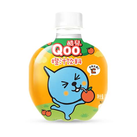 美汁源 Minute Maid 酷儿 Qoo 橙味 果汁饮料球形瓶 260ml12瓶 整箱装 可口可乐公司出品 融创集采商城