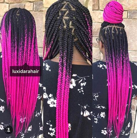 Chunky Cool Jumbo Box Braids Styles In Every Length Atelier Yuwa