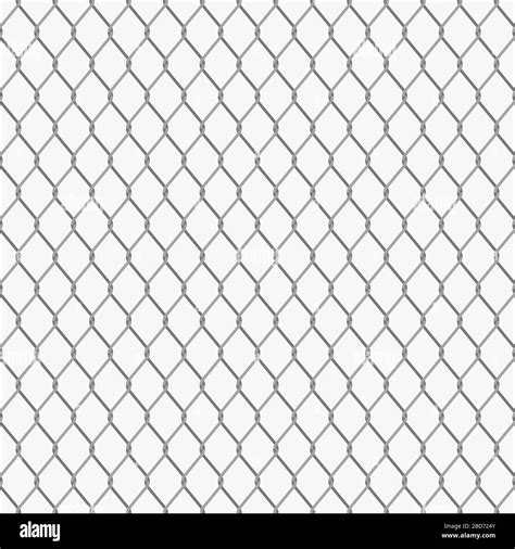 Chain Link Fence Seamless Pattern Stock Vector Image Art Alamy