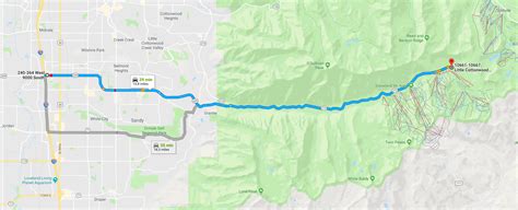 Map To Albion Basin Trail