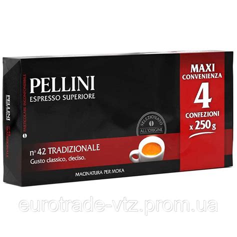 Кава мелена Pellini Espresso Superiore n 42 Tradizionale 250г ціна 107