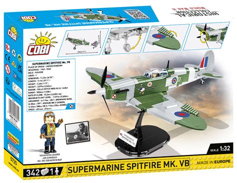 Supermarine Spitfire MKVB - COBI 5725 - 342 Bricks - BRICKTANKS