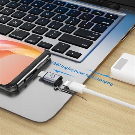 Liaoan Usb C To Micro Usb Adapter Supports 18w Fast Charge For Usb C Female To Micro Male