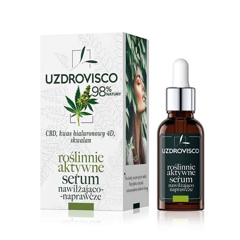 Uzdrovisco CBD Roślinnie aktywne serum nawilżająco naprawcze 30 ml