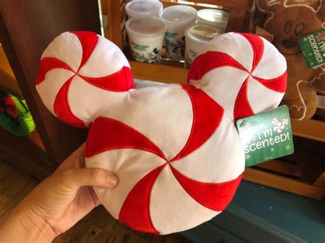 Photos New Scented Mickey Gingerbread And Peppermint Candy Pillows Arrive At Walt Disney World