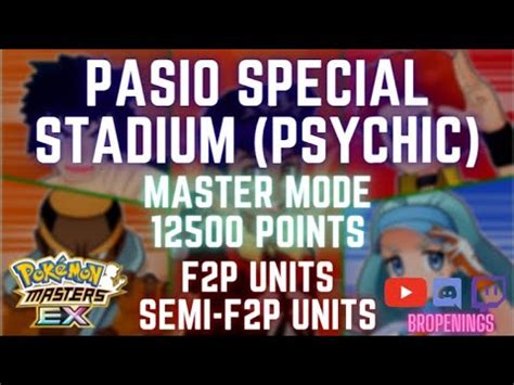 Pasio Special Stadium Semi F2P Psychic Weakness 12500 Points Pokemon