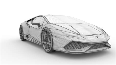 Samuraidavidson 3d Lamborghini Huracan Model