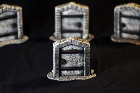 Dnd Dungeon Doors Set Dnd Terrain Wargaming Doorway Pathfinder Terrain