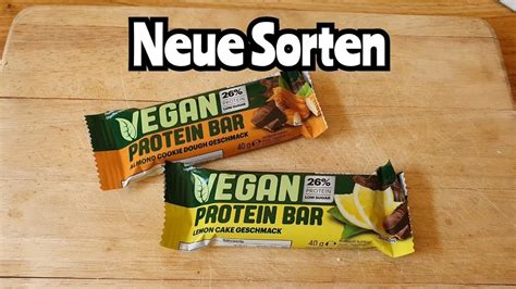 Lidl Vegan Protein Bar Lemon Cake And Almond Cookie Dough Nährwerte Geschmack And Zutaten Youtube