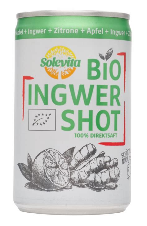 Test Lidl Solevita Bio Ingwer Shot Bio Stiftung Warentest