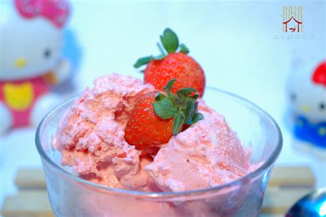 Resep Es Krim Strawberry Homemade Lembut Dapur Ibu Archard