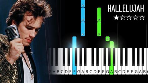 Jeff Buckley Hallelujah Beginner Piano Tutorial YouTube