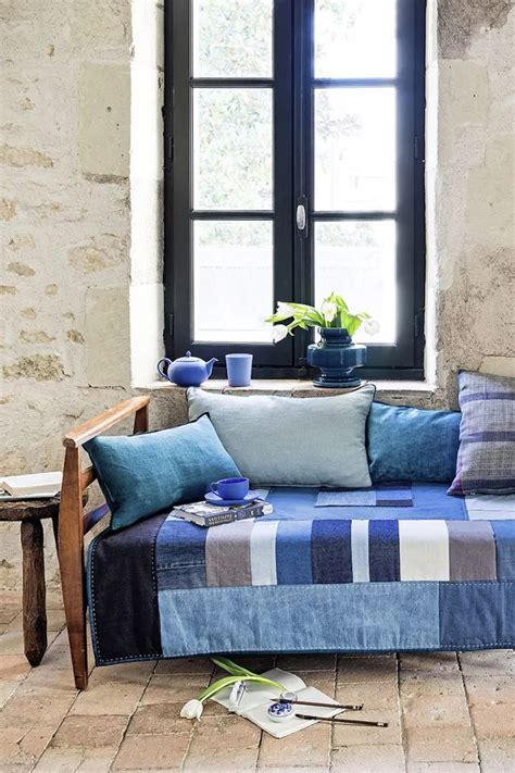 Tutoriel Pour Coudre Un Plaid Avec Des Chutes De Jean Home Decor