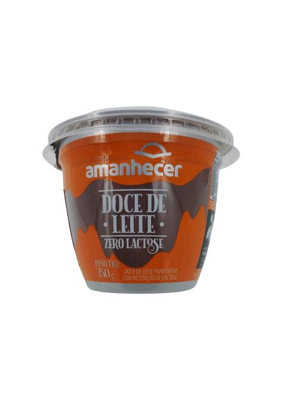 Doce de leite Amanhecer Zero Lactose 350g Cooperoeste Armazém do