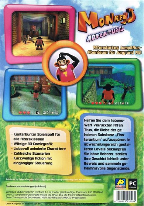 Monkeys Adventures 2007 Windows Box Cover Art Mobygames