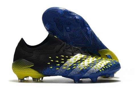 2021adidas Predator Freak 1 Pair Of Fg Blue And Yellow Football Boots