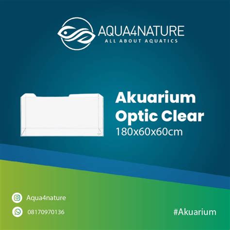 Jual Akuarium Optic Clear Ukuran 180x60x60 Cm Jakarta Utara