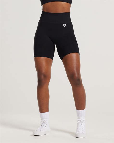 Power Seamless Cycling Shorts Black Womens Best