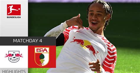 Resultados Leipzig Augsburgo 3 0 4ª jornada de Bundesliga 2023 2024