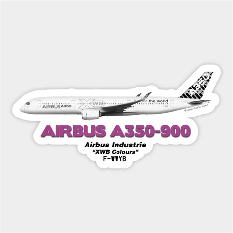 Airbus A350 900 Airbus Xwb Colours A359 Sticker Teepublic