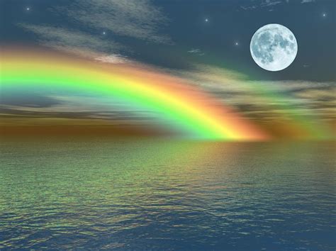 The Supernatural Meaning Of A Rainbow Around The Moon Ask Mystic