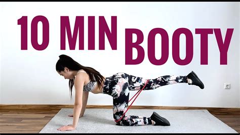 10 Min Booty Workout Resistance Band Youtube