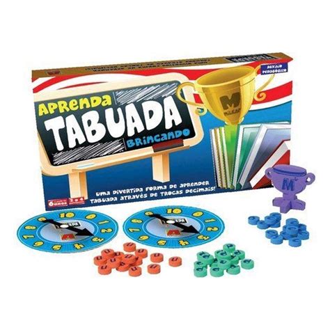 Tabuada Aprenda E Jogue - Aprenda Tabuada Brincando Jogo Educativo Pedagógico | Shopee Brasil