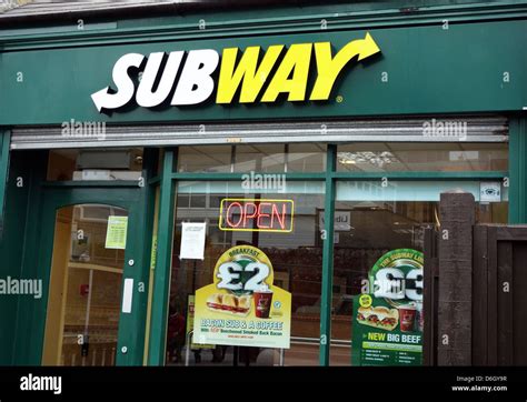 A Subway Outlet Stock Photo Alamy