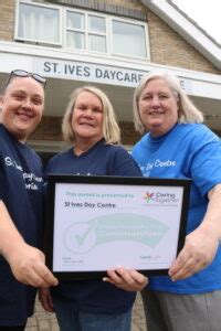 Day Centre Receives Carer Friendly Tick Award Caring Together Charity