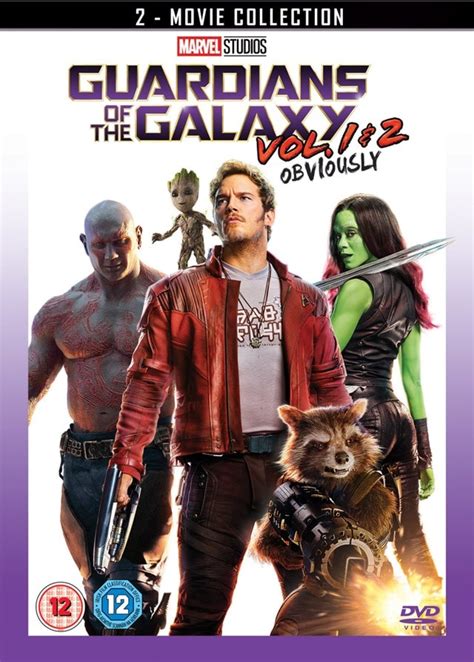 Guardians Of The Galaxy Vol 1 2 DVD Box Set Free Shipping Over