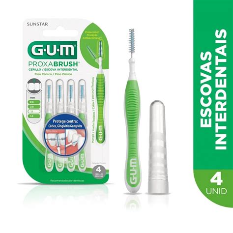 G U M SOFT PICKS Palito Interdental Estojo Portátil 15 unidades