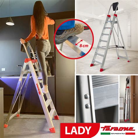 Drabina Aluminiowa Magazynowa Sk Adana Stopni Faraone Lady