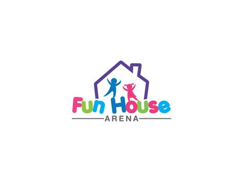 Playful Modern Logo Design For Fun House Arena By Ochieng Design