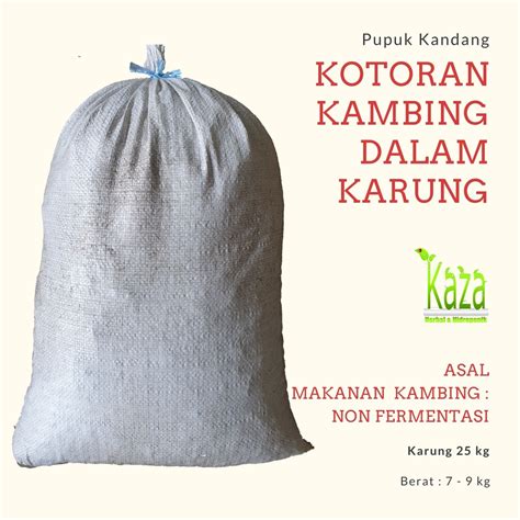 Jual Pupuk Kandang Kotoran Kambing Kohe Non Fermentasi Siap Pakai