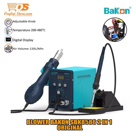 Jual Blower Uap Bakon Sbk Solder Uap Hot Air Gun Blower In