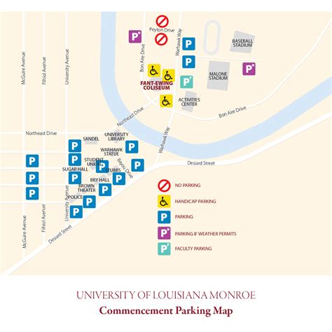 Commencement Parking | ULM University of Louisiana at Monroe