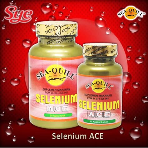 Jual Sea Quill Selenium A C E Isi 30 Atau 50 Kapsul Sea Quill