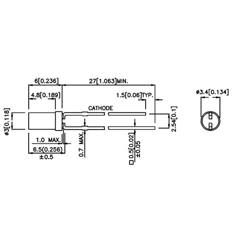L-424 YDT | KINGBRIGHT LED 3mm Yellow 588nm 4mcd/10mA