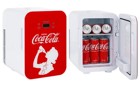 Cubes Coca Cola Mini Koelkast Met Hoogwaardige Glasdruk Lcd Display