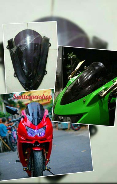 Jual Windshield Ninja 250 Karbu Visor Ninja 250 Karbu Di Lapak