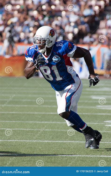 Anquan Boldin 2007 Nfl Pro Bowl Game Editorial Image Image Of Boldin