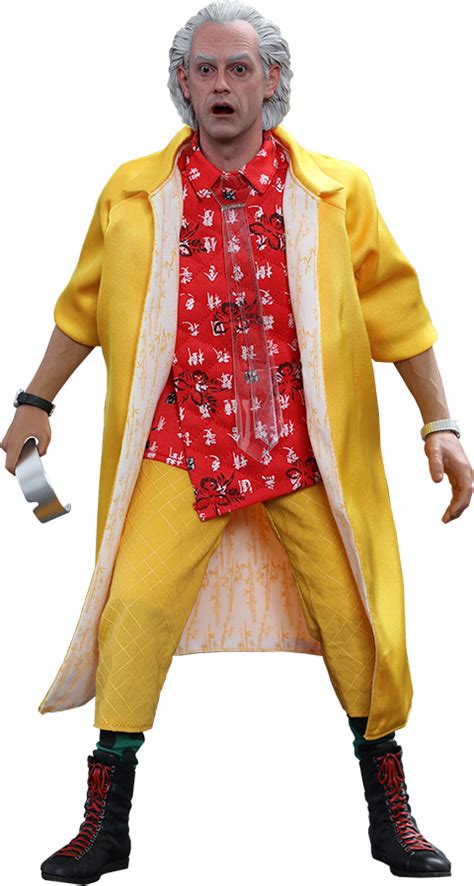 Emmett Brown Doc Brown Sideshow Toys Sideshow Collectibles Yellow